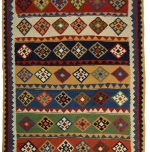 Imported Southwestern Handmade Persian Kilim Wool Rug