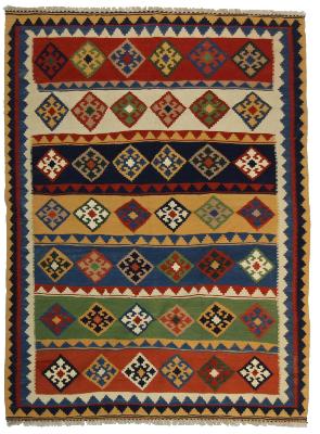 Imported Southwestern Handmade Persian Kilim Wool Rug