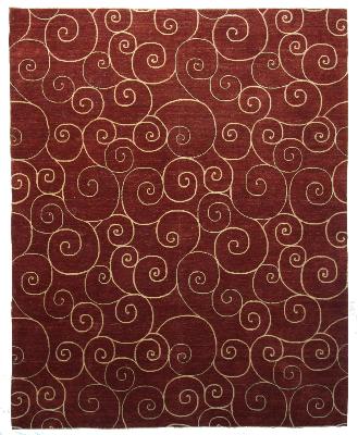 Modern Hand Made Indian Wool Rug