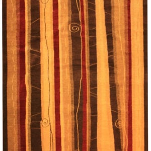Modern Hand Made Contemporary Wool Rug