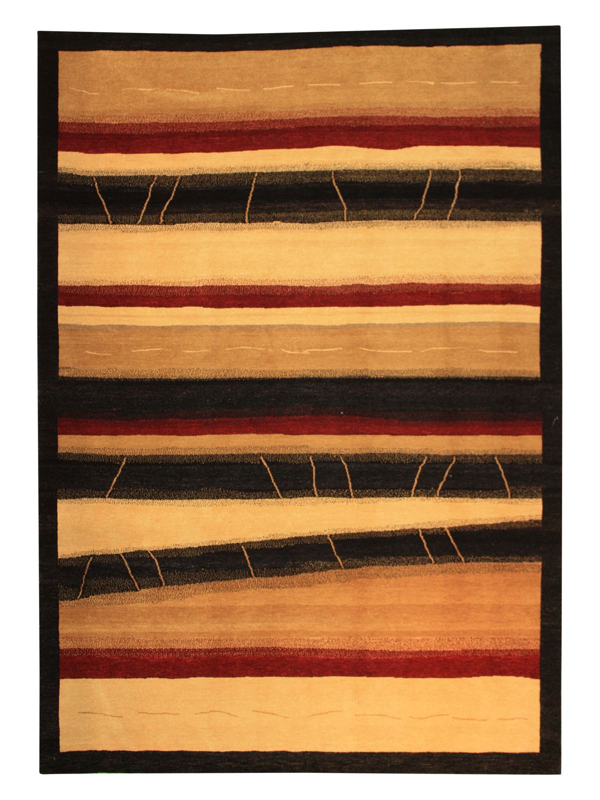 Modern Hand Made Wool Rug