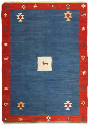 Southwestern Handmade Persian Kilim Wool Rug