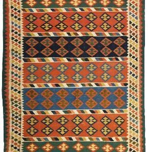 Southwestern Handmade Persian Kilim Wool Rug