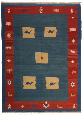 Southwestern Handmade Persian Kilim Wool Rug