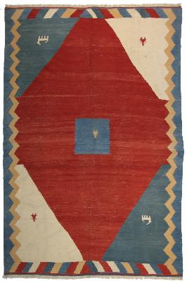 Southwestern Handmade Persian Kilim Wool Rug