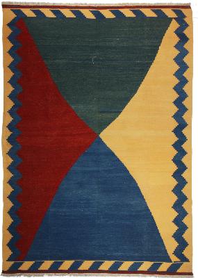 Southwestern Handmade Persian Kilim Wool Rug
