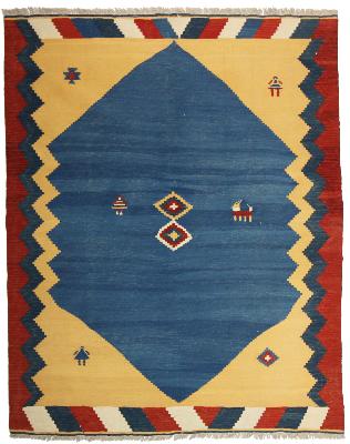 Southwestern Handmade Persian Kilim Wool Rug