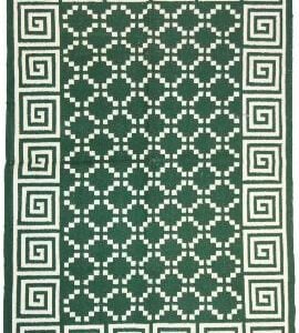 Traditional Handloom India Kilim Wool Rug