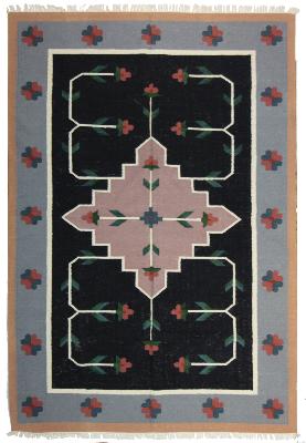 Traditional Handmade India Rectangle Kilim Wool Rug