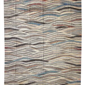 Uzbek Kilm Modern Rug
