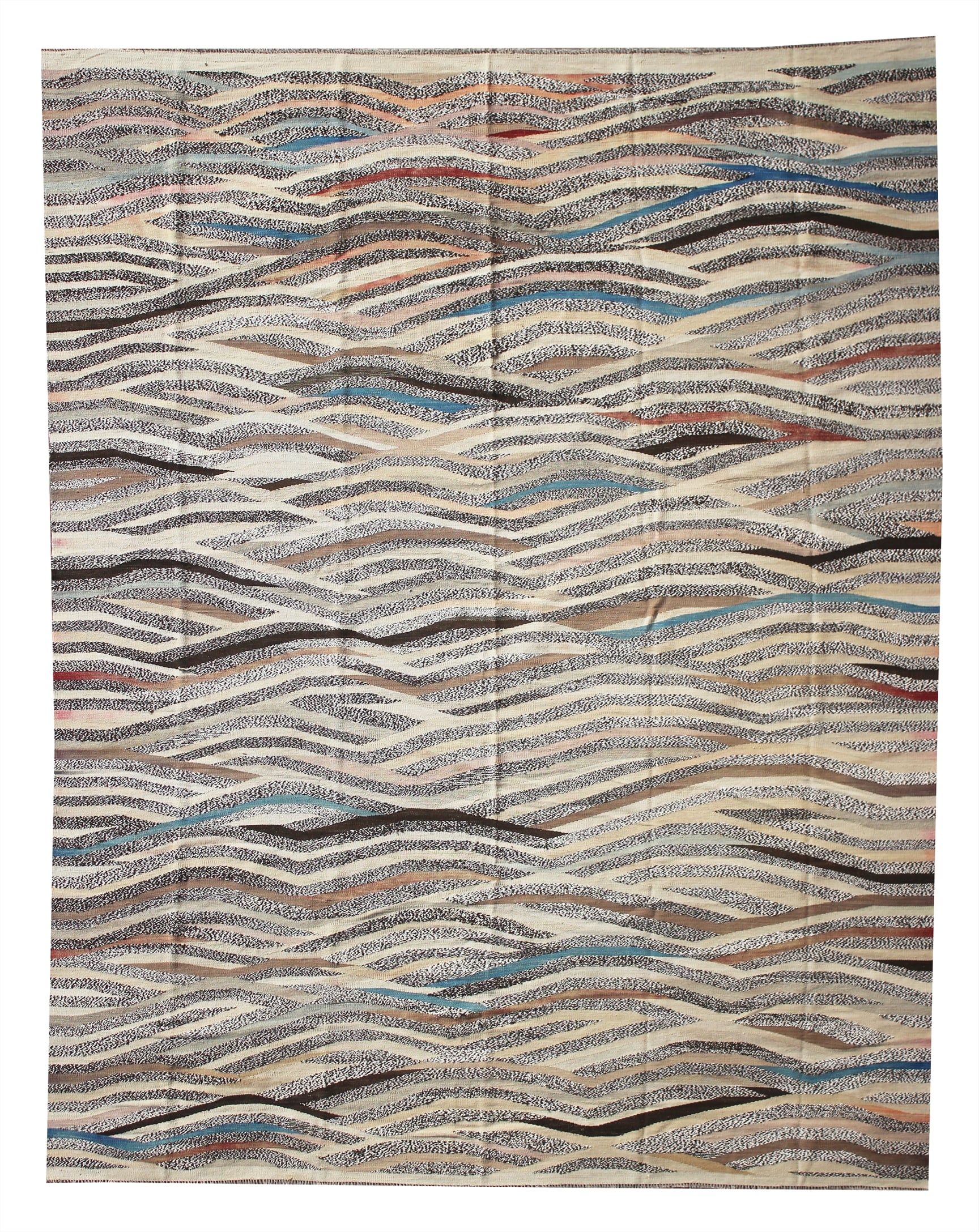 Uzbek Kilm Modern Rug